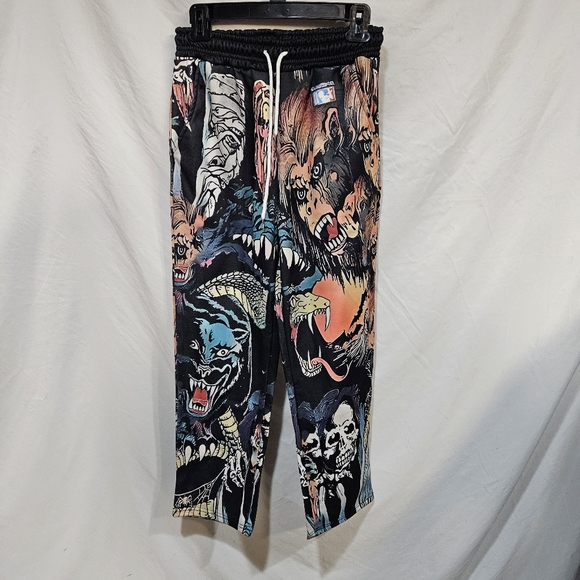 VeryRare Other - VeryRare Monster Pants Mens Small BLack Joggers Sweatpants Activewear $200 Ret.